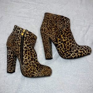 Leopard Suede Bootie